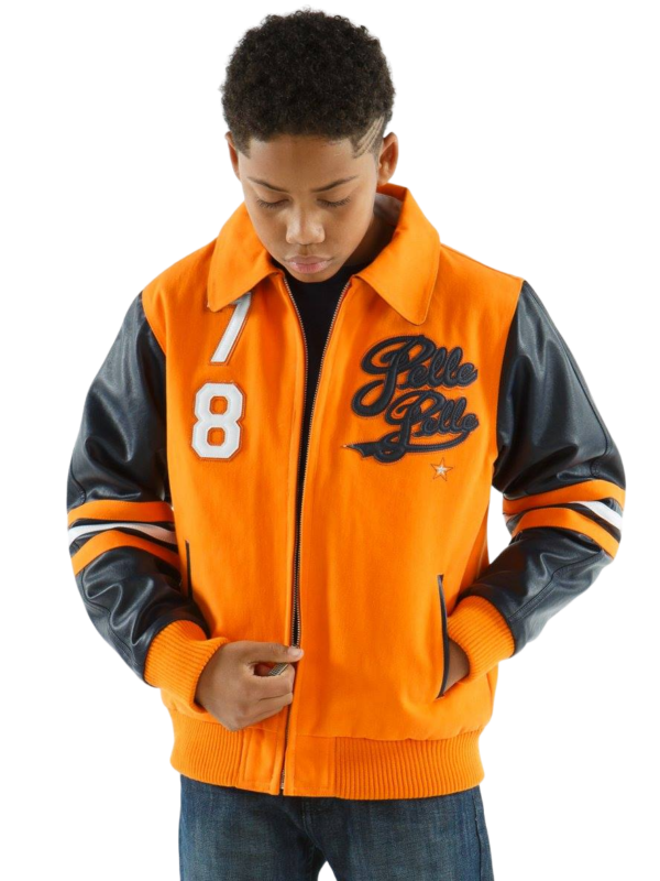 Pelle Pelle Orange Kids 1978 Wool Jacket