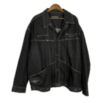 Pelle Pelle Denim Charcoal Black Jacket