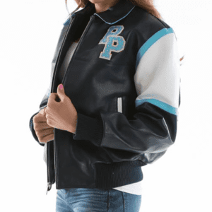 All American Pelle Pelle Heritage Series Navy Plush Women Jacket