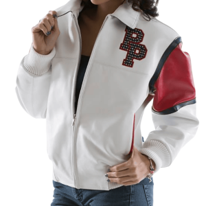 Pelle Pelle All American Heritage Series White Plush Jacket