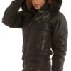 Pelle Pelle Black Flying Heart Wool Jacket