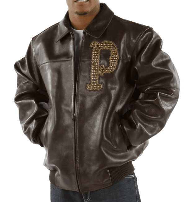 Pelle Pelle Brown Immortal Studded Jacket