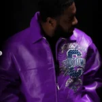 Chi-Town Purple Leather Jacket