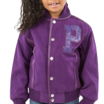 Pelle Pelle Kids Purpel Wool Jacket