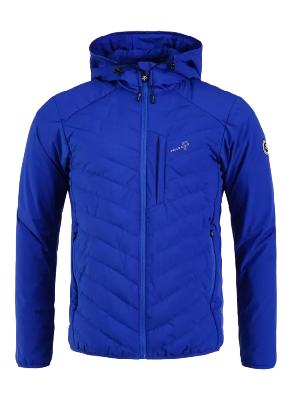 Pelle Pelle Mens Blue Hooded Puffer Jacket