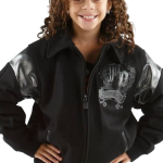 Pelle Pelle Baby Girl Black Jacket