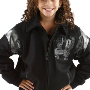 Pelle Pelle Baby Girl Black Jacket