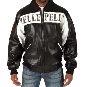 Black White Pelle Pelle 1978 Studded Jacket