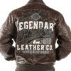 Pelle Pelle Brown Legendary Studded Leather Jacket