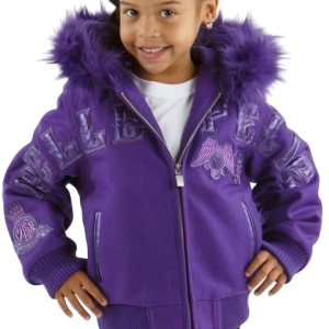 Pelle Pelle Kids Purple MB Wool Jacket