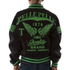 Pelle Pelle Green Black Kids Varsity Jacket