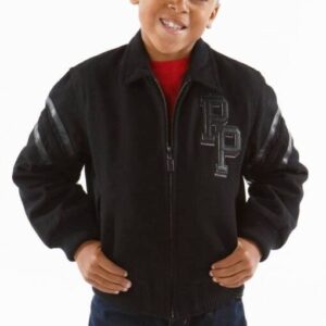 Pelle Pelle Black Windy City Wool Jacket | Kids Jacket