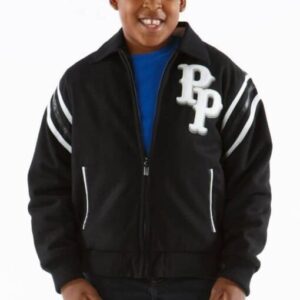 Pelle Pelle Black Detroit Kids Wool Jacket | MB Jacket