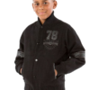 Pelle Pelle Kids Legendary 78 Black Bomber Jacket