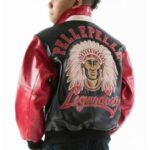 Pelle Pelle Legendary Kids Leather Jacket | Red Black Jacket