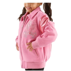 Pelle Pelle Kids Live Like A Queen Pink Jacket