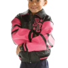 Pelle Pelle Kids Soda Club Plushpink Leather Jacket