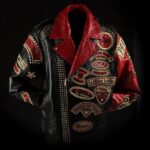 Pelle Pelle Ll Cool J Goat Studded Leather Jacket