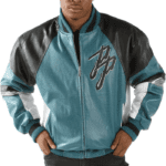 Pelle Pelle Men Varsity Leather Jacket