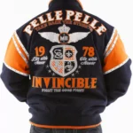 Pelle Pelle Navy Orange Wool Jacket