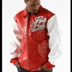 Pelle Pelle Premium Leather Est 1978 Red and Orange Jacket