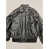 Pelle Pelle Shiny Black Leather Zipper Jacket | Men & Women