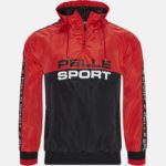 Pelle Pelle Sport Black And Red Hoodie