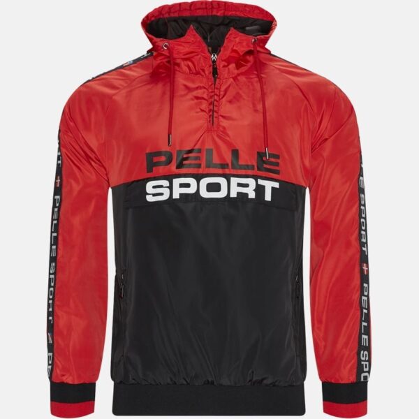 Pelle Pelle Sport Black And Red Hoodie