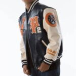 Pelle Pelle Varsity Patches Navy Plush Kids Jacket