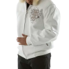 Pelle Pelle White PP Crest Fur Hood Jacket