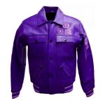 Pelle Pelle Star 1978 Purple Leather Jacket