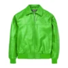 Pelle Pelle Puff Plush Green Jacket