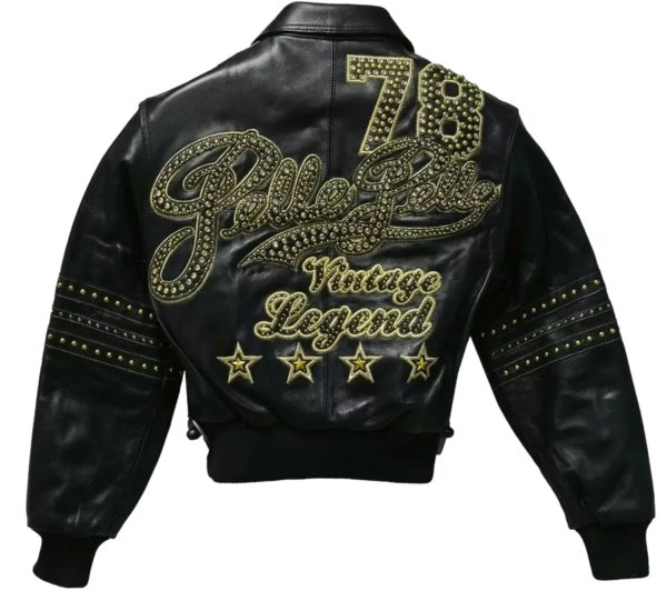 Pelle Pelle Legend 78 Black Stud Jacket