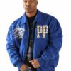 Pelle Pelle All Star Blue Wool Jacket