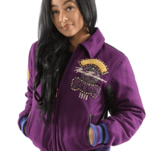 Pelle Pelle Women World Tour Purple Jacket