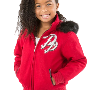 Pelle Pelle Girl Born Free Red Hood Jacket