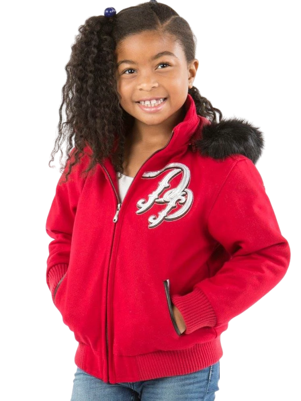 Pelle Pelle Girl Born Free Red Hood Jacket