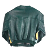 Pelle Pelle Green Yellow Leather Jacket