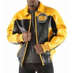 Pelle Pelle Men Marc Buchanan Black Yellow Jacket