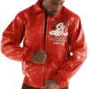 Pelle Pelle 1978 Soda Club Red Leather Jacket