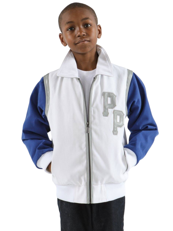 Pelle Pelle Street Kings White Kids Jacket