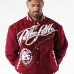 Pelle Pelle Red Varsity Jacket